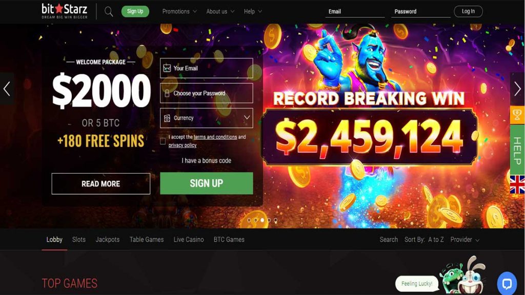 examen du site de casino en ligne bitstarz