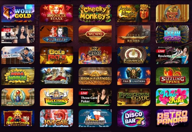 PlayUZU casino games