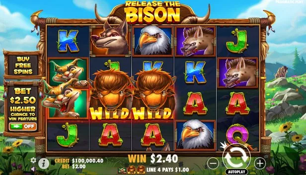 gameplay del  release the bison